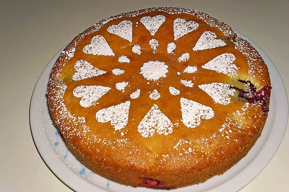 Versunkener Zwetschgenkuchen