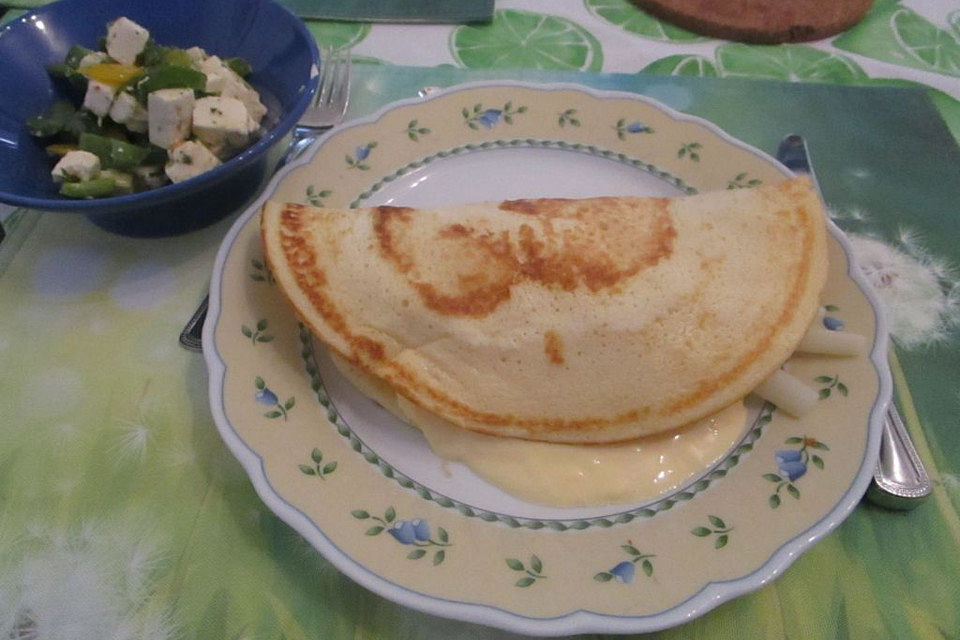 Gratinierte Spargel-Pfannkuchen