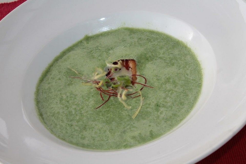 Feinherbe Chicorée-Feldsalat-Cremesuppe