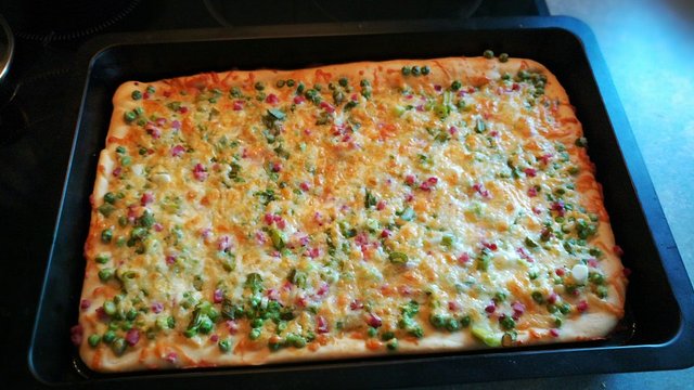 Erbsenpizza von bvneck