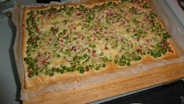 Erbsenpizza von bvneck