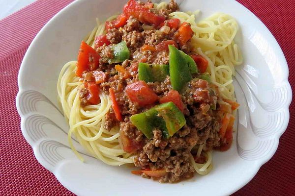 Süßlich-scharfe Bolognese von SirCook | Chefkoch