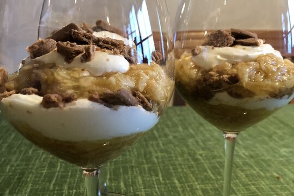 Apfel-Weißwein Dessert