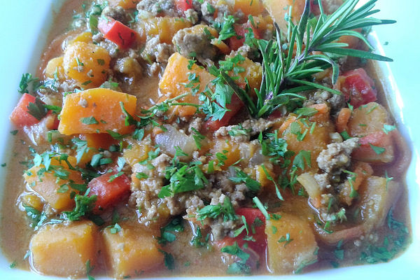 Butternut-Hackfleisch-Curry mit Kokosmilch von Hausfraeulein | Chefkoch Butternut-Hackfleisch-Curry mit Kokosmilch von Hausfraeulein | Chefkoch
