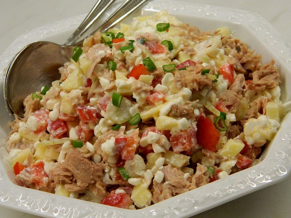 Thunfisch-Hüttenkäse-Salat von ChristinaLucky | Chefkoch