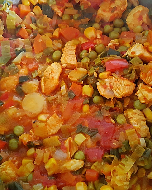 Hähnchen-Curry "mexikanisch"