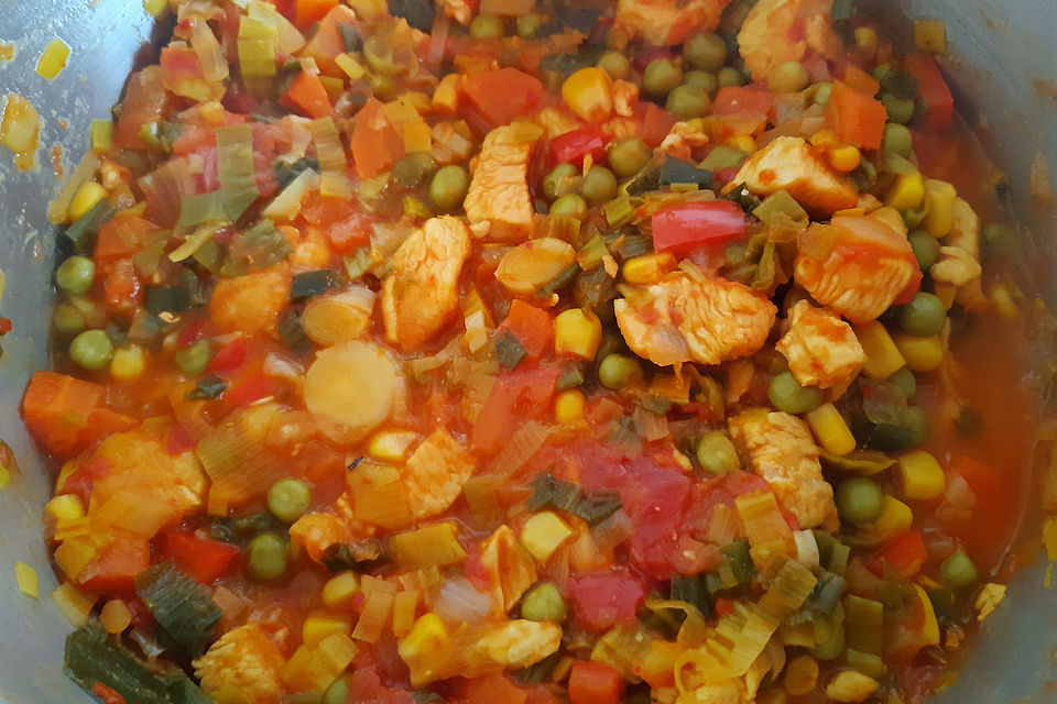 Hähnchen-Curry "mexikanisch"