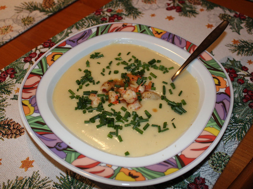 Feine Kohlrabi-Kartoffel-Sellerie-Suppe mit Krabben von RedKyrah82 ...