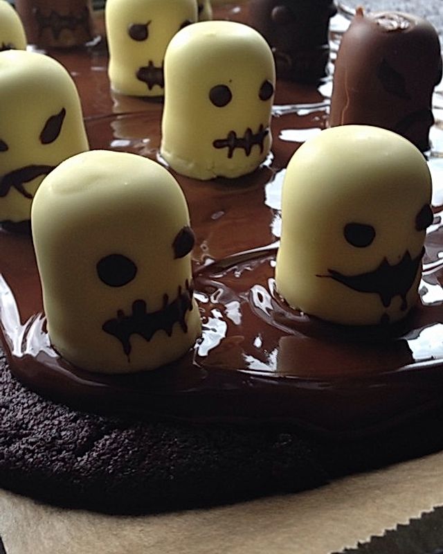 Spooky Brownies zu Halloween