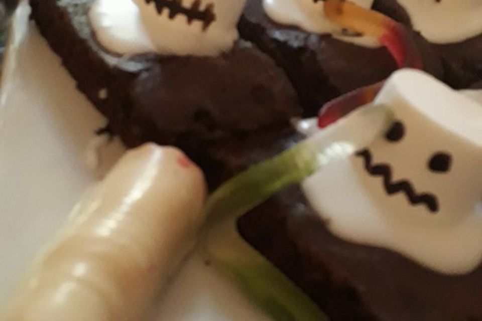 Spooky Brownies zu Halloween