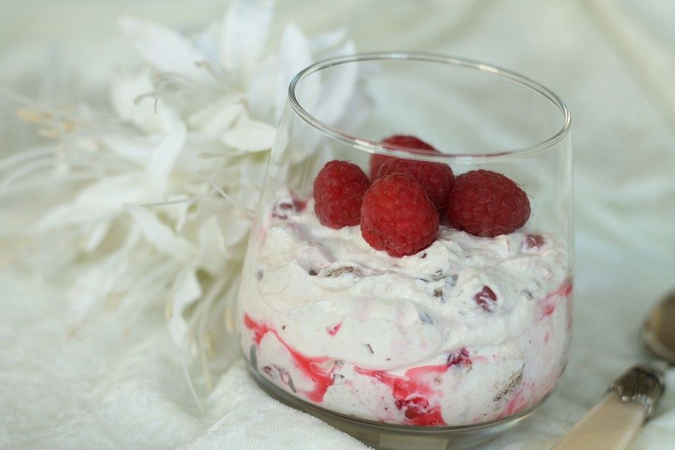 Himbeer Quark Dessert