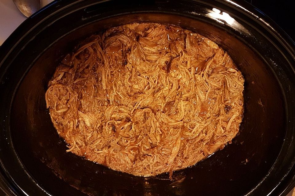 Pulled-Pork in Malzbier aus dem Slow Cooker