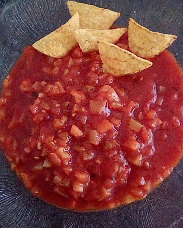 Salsa-Dip für Tortilla