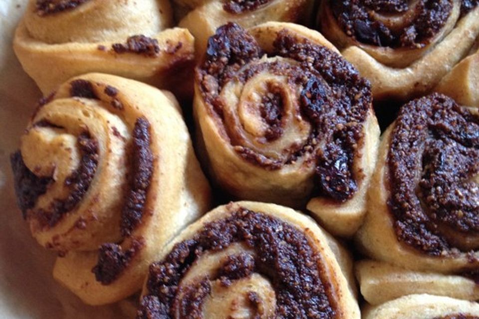 Cranberry-Schnecken aus dem Dutch Oven