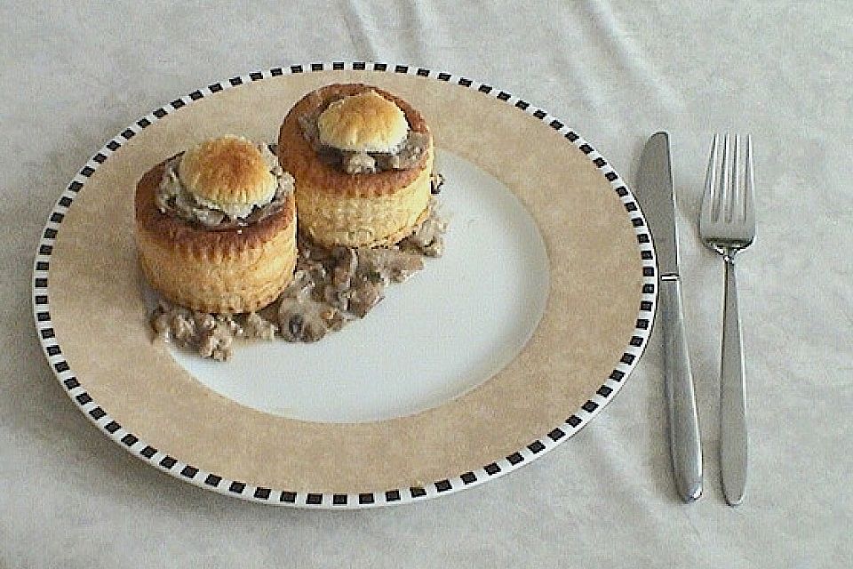 Hackfleisch - Champignon Pastete