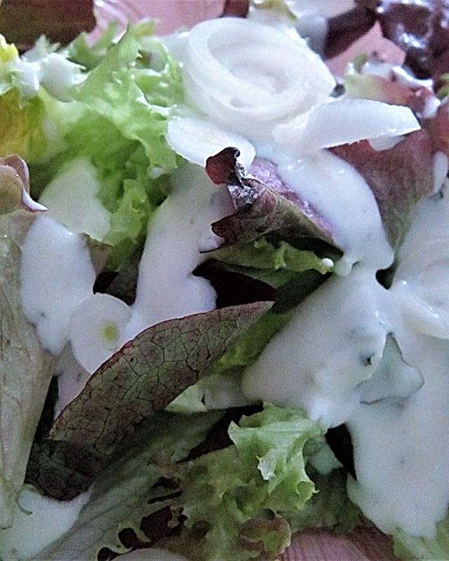 Französische Salatsoße auf Vorrat