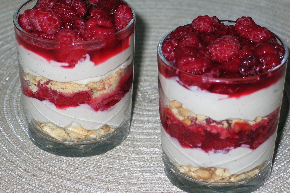 Himbeer-Cheesecake-Trifle