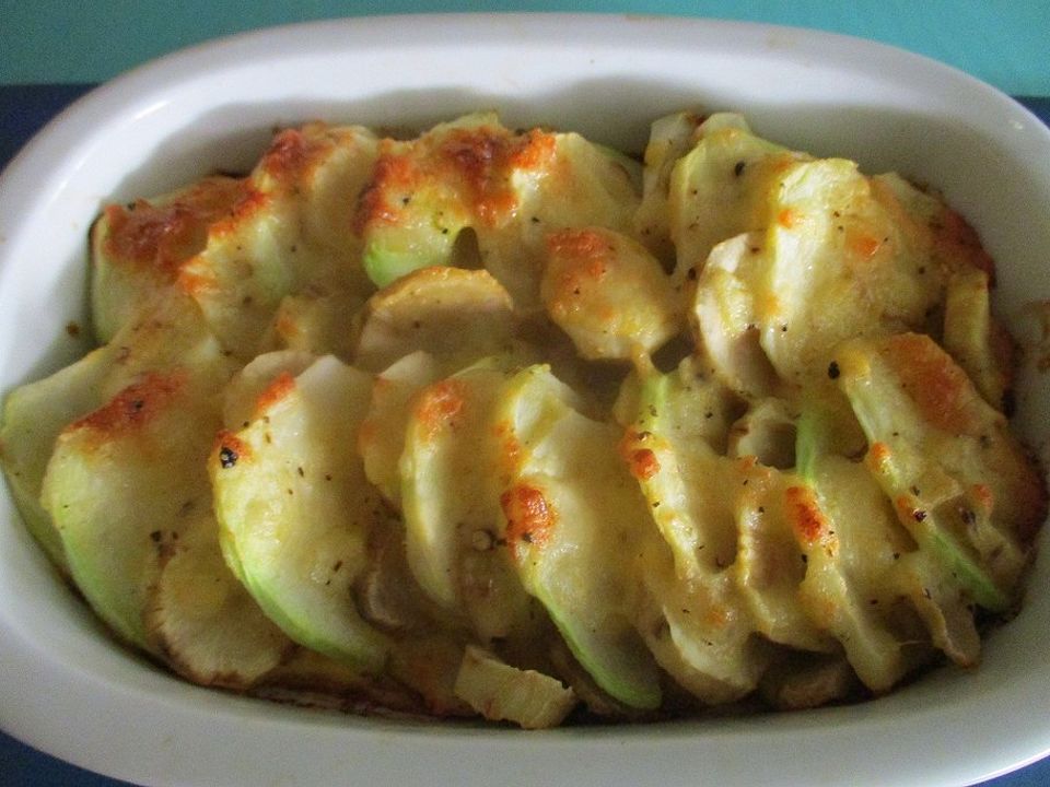 Kohlrabi-Topinambur-Gratin von movostu| Chefkoch