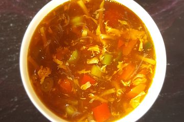 Vegetarische Chinesische Suss Sauer Scharfe Suppe Von Kleinegiulia Chefkoch