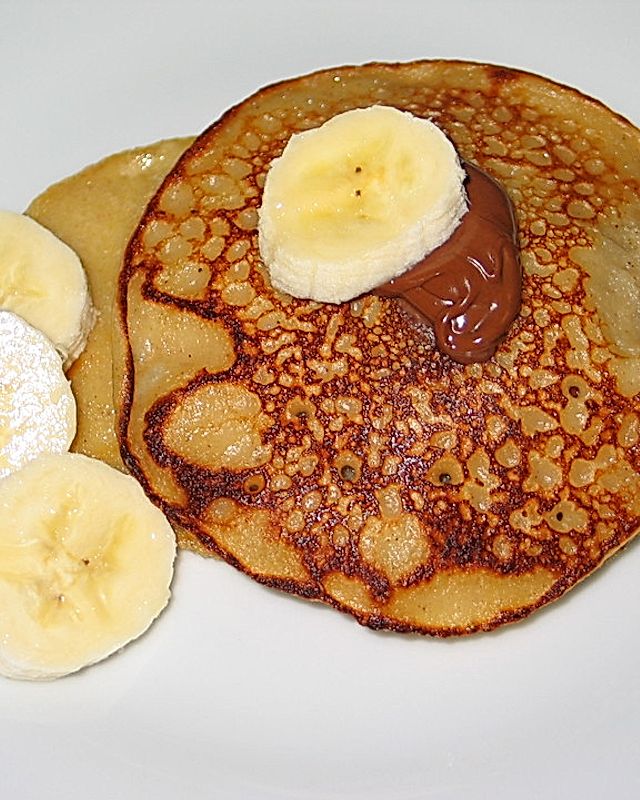 Bananen-Pancakes mit Kondensmilch