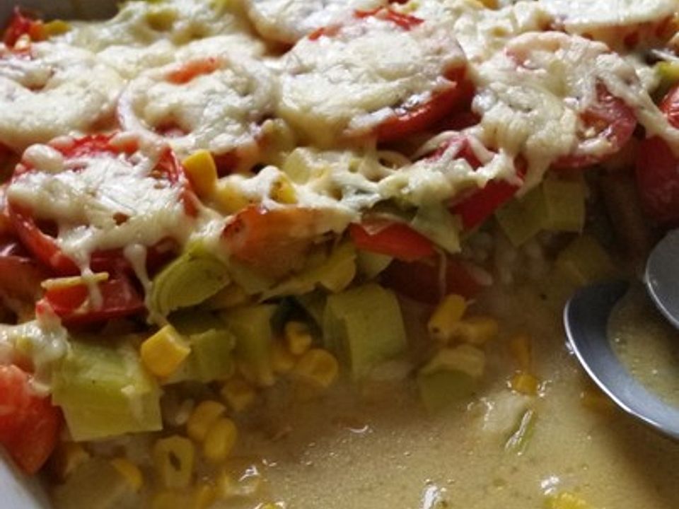 Gemüseauflauf mit Kräuterfrischkäse von Ruth05| Chefkoch
