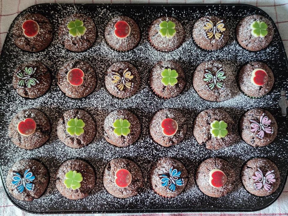 Schoko Minimuffins Von Simideluxe Chefkoch