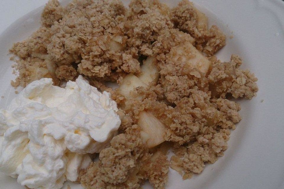 Apfel - Streusel - Auflauf