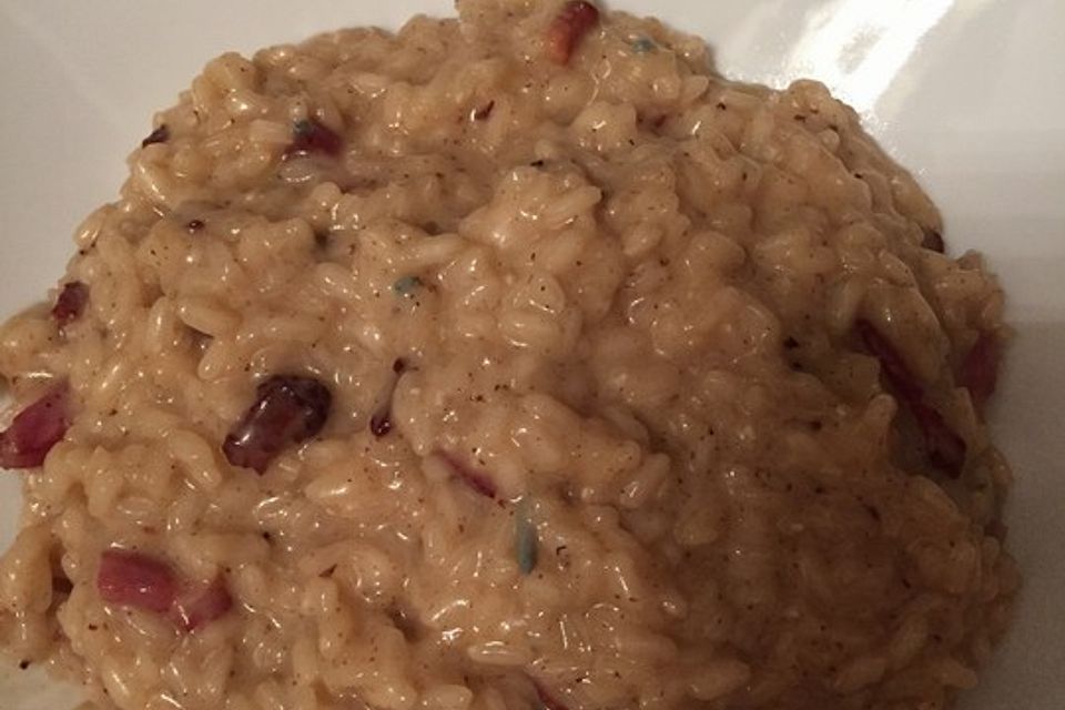 Gorgonzola-Speck-Risotto