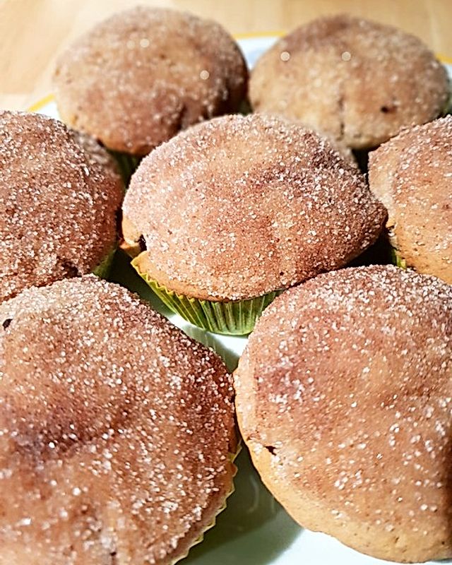 Nutella-Zimt-Muffins