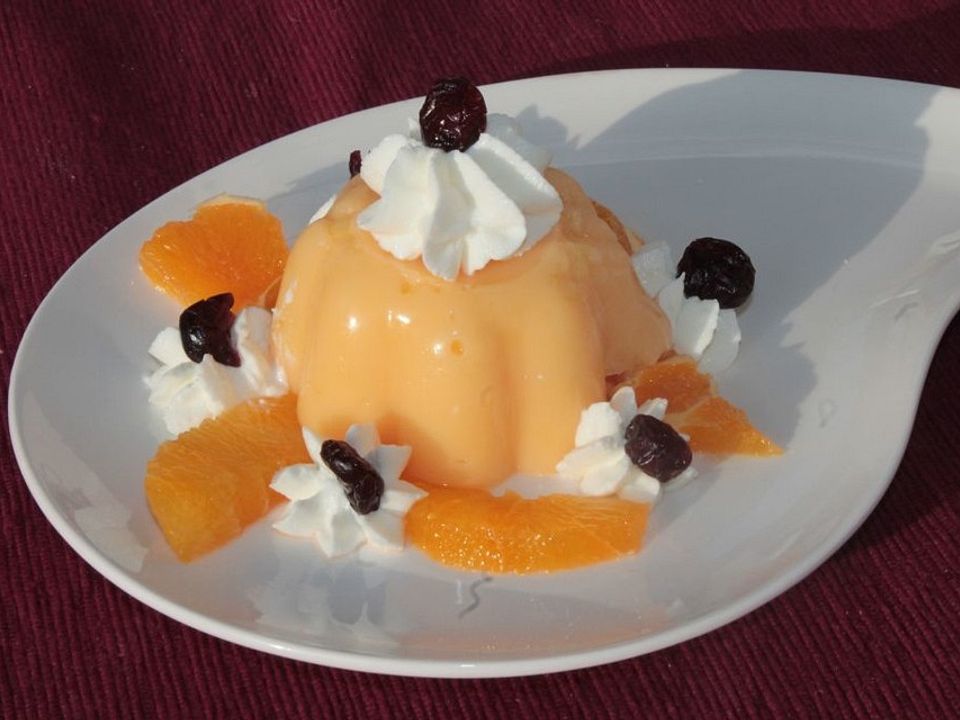 Apfel-Orangepudding auf Orangenfilets von patty89| Chefkoch