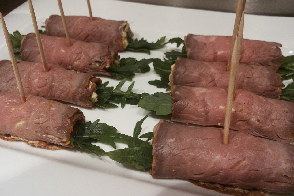 Roastbeef-Röllchen Roastbeef-Röllchen