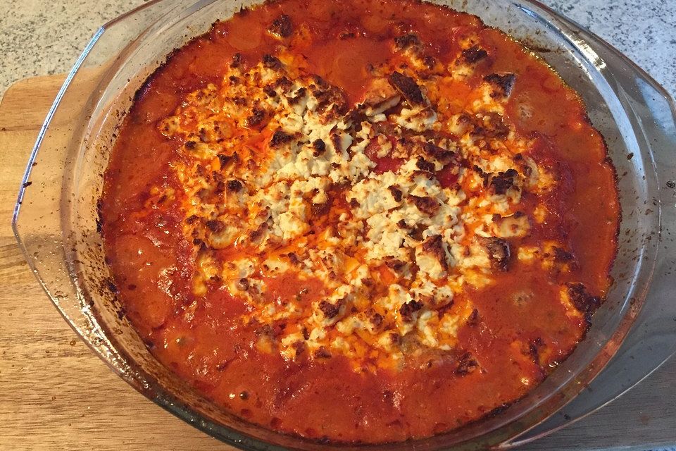 Gefüllte Spitzpaprika à la Bolognese