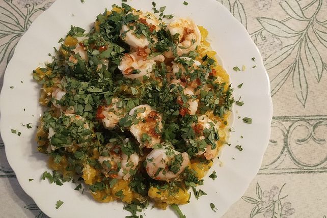 Safran-Risotto mit Garnelen à la Gabi von gabriele9272| Chefkoch