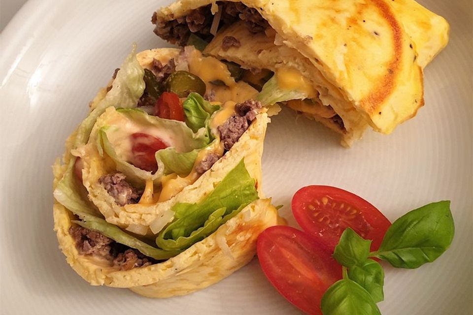 Big Mac-Rolle Low Carb