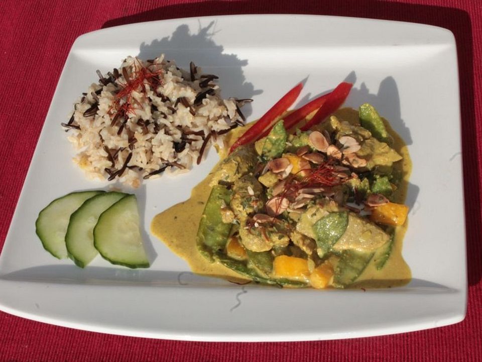 Currygeschnetzeltes mit Zuckerschoten und Mango von patty89| Chefkoch
