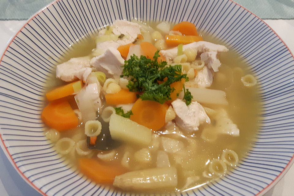 Schnelle Hühnersuppe Schnelle Hühnersuppe