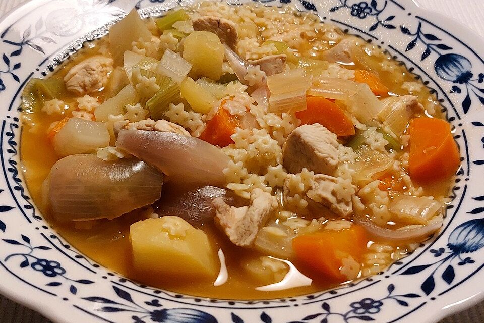 Schnelle Hühnersuppe Schnelle Hühnersuppe