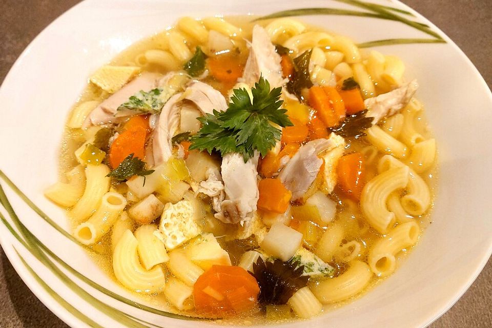 Schnelle Hühnersuppe Schnelle Hühnersuppe