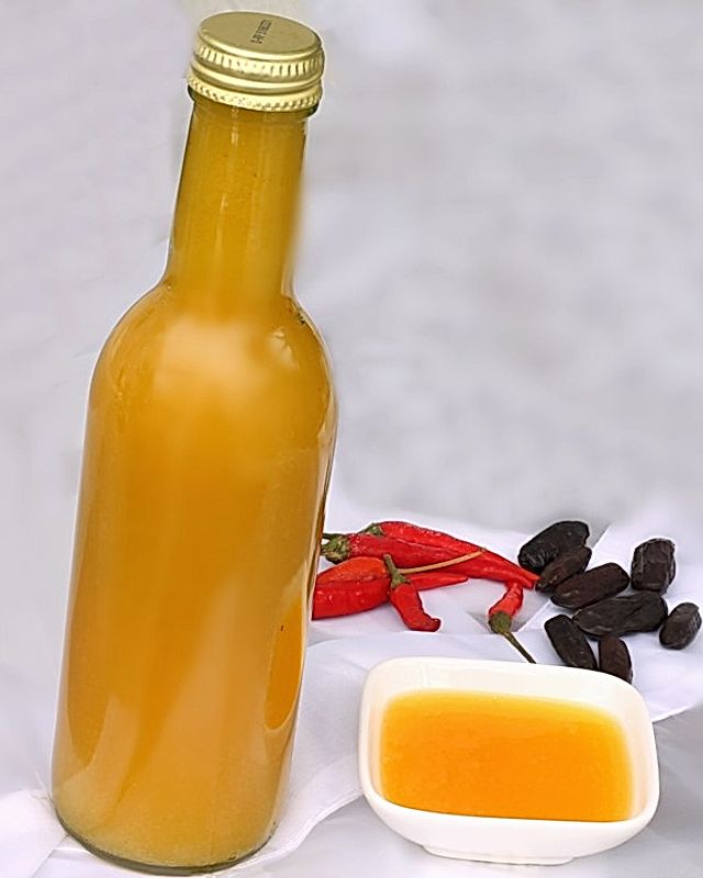 Mango-Balsamicocreme mit Tonkabohne und Chili