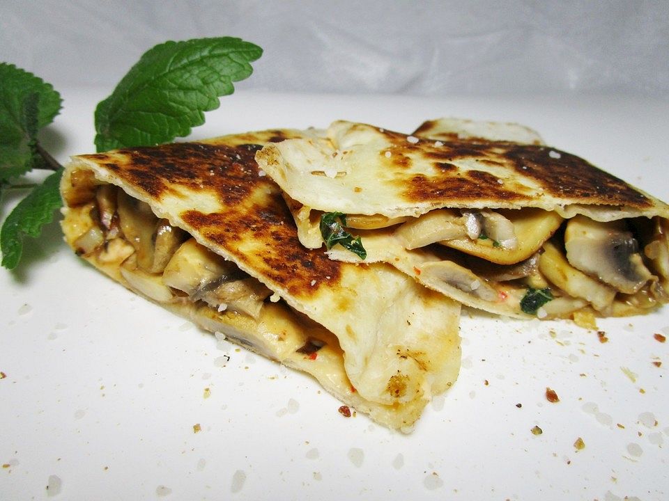 Quesadillas mit Pilzen| Chefkoch