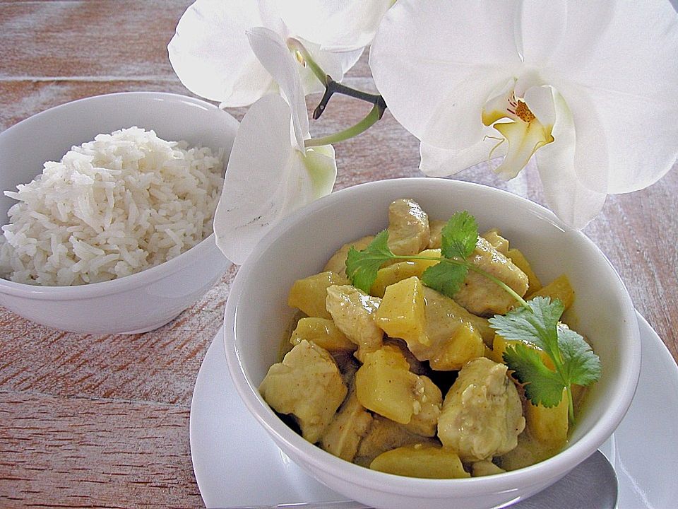 Hühnercurry mit Ananas von taratarita| Chefkoch