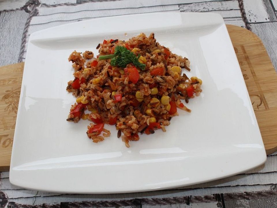 Reis-Paprika-Mais-Pfanne von Jasmin-Petra-Wenzel| Chefkoch