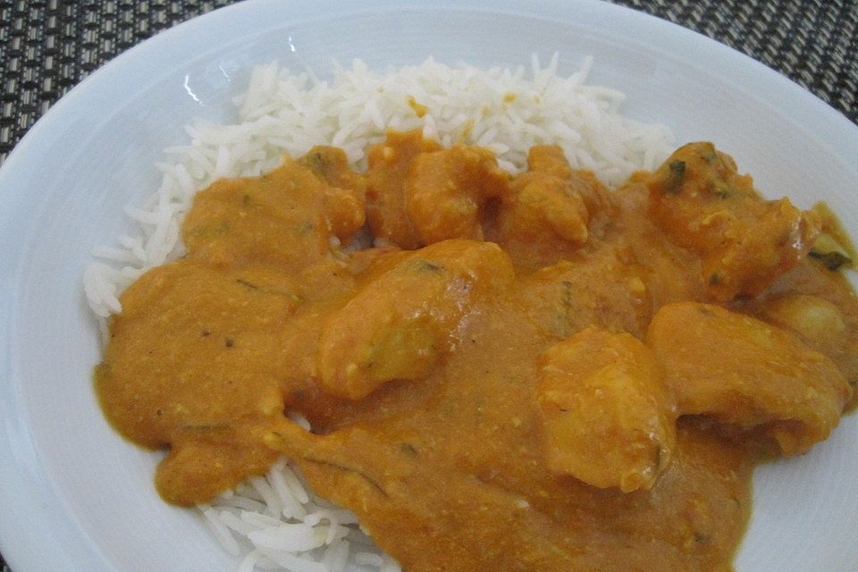 Indisches Chicken-Mango-Curry