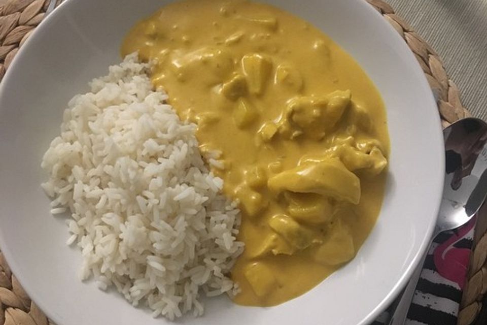 Indisches Chicken-Mango-Curry