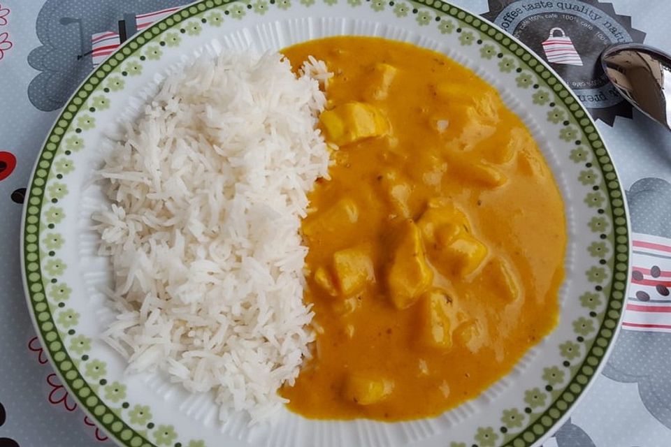 Indisches Chicken-Mango-Curry