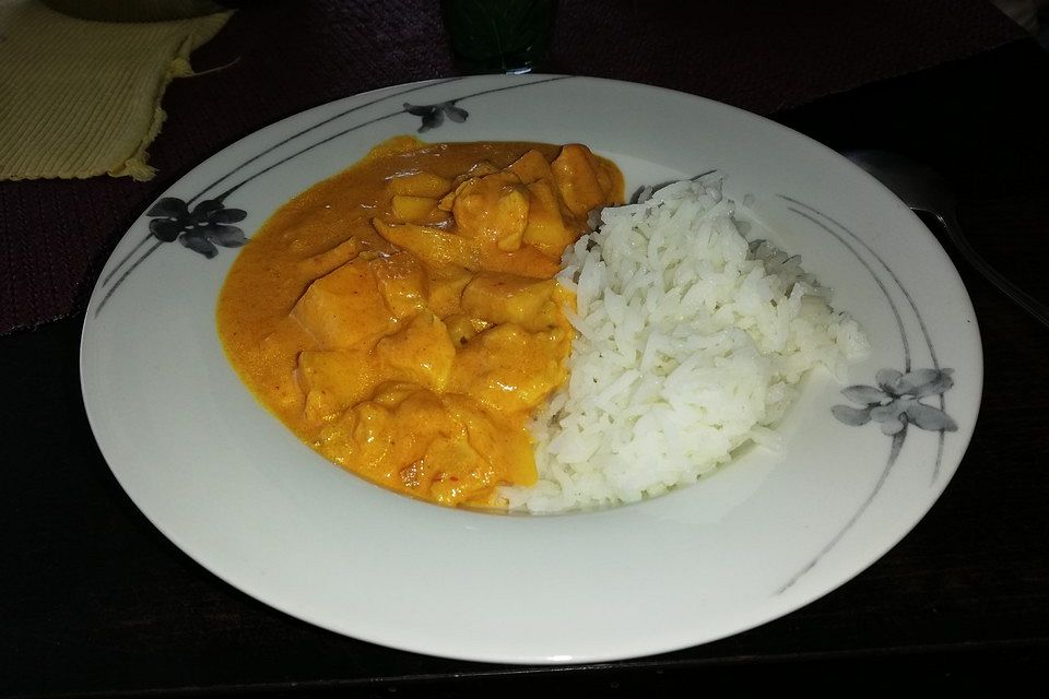 Indisches Chicken-Mango-Curry