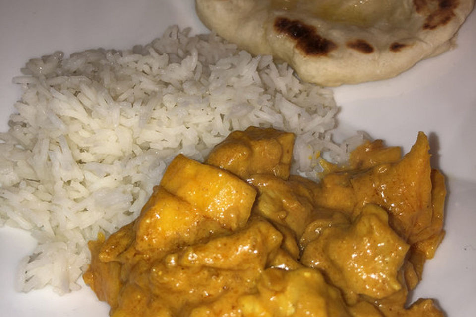 Indisches Chicken-Mango-Curry