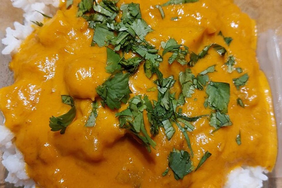 Indisches Chicken-Mango-Curry