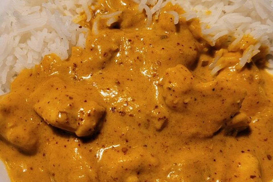 Indisches Chicken-Mango-Curry