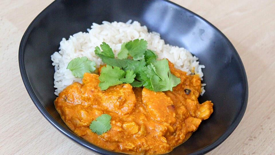 Veganes Soja-"Chicken"-Korma von Aerenchym